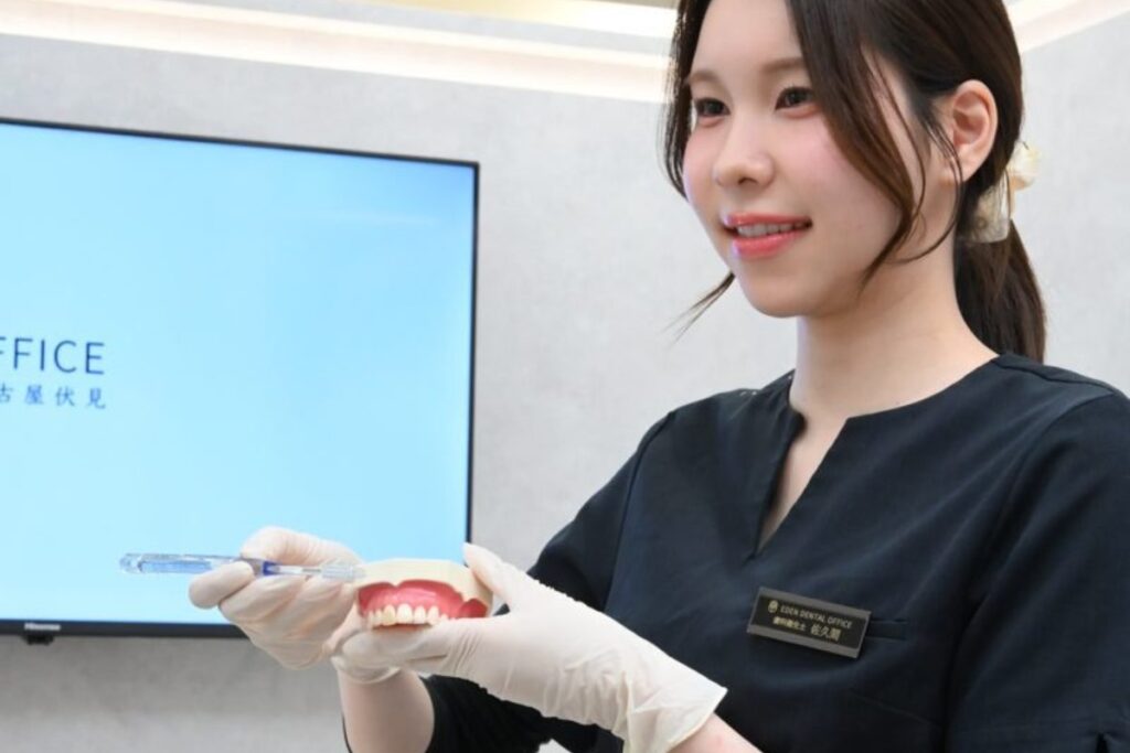 Professional dental cleaning appointment at Eden Dental Office in Nagoya | Eden Dental Office Nagoya